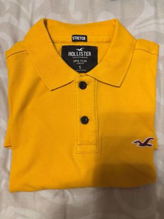 Polo Hollister Amarillo Talla S