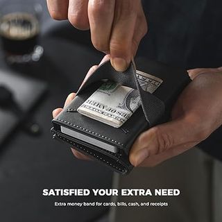 Carteira VULKIT Cinza Porta Cartões e Dinheiro