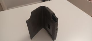 Carteira VULKIT Cinza Porta Cartões e Dinheiro