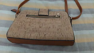 Bolso bandolera de corcho multicolor
