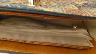 Bolso bandolera de corcho multicolor