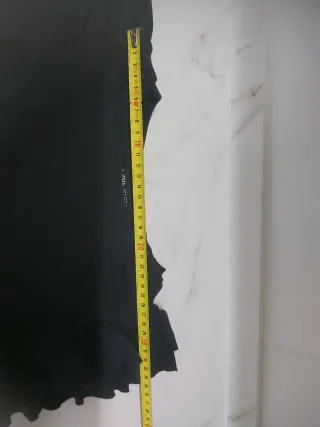 Camiseta Zara Negra Volantes - Talla S