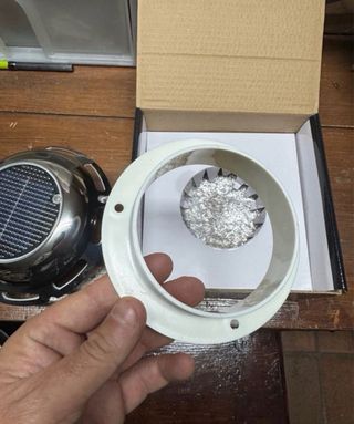 Ventilador solar empotrable AAA