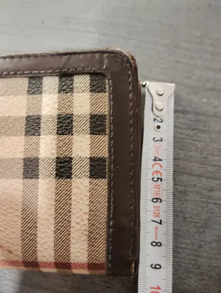 Cartera Burberry Cuadros Marrón Beige