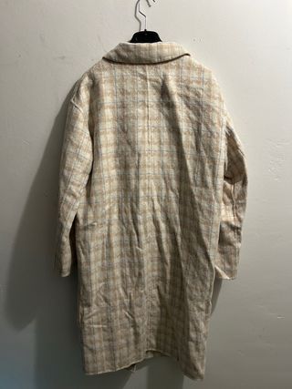 Abrigo Zara cuadros talla S