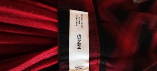 Falda mango tipo escocesa. Talla L.