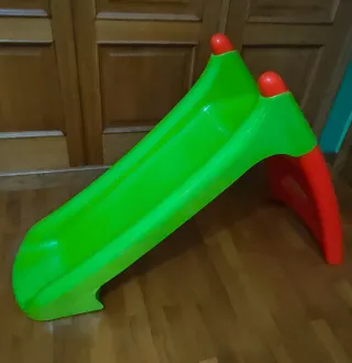 Tobogán Smoby Verde y Rojo
