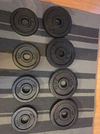 Discos de peso 2kg y 1kg