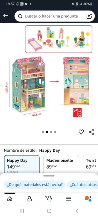 Casa de muñecas Janod