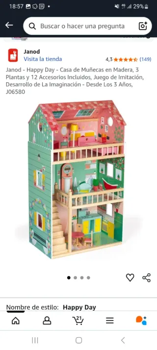 Casa de muñecas Janod