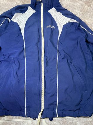 Cortavientos Fila Azul y Blanco
