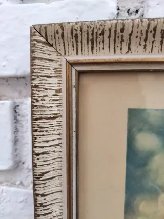 Cuadro religioso Virgen Desamparados Vintage retro