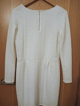 Vestido Blanco Punto.