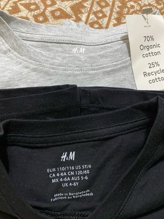 Pack 2 Camisetas Algodón Orgánico Niño