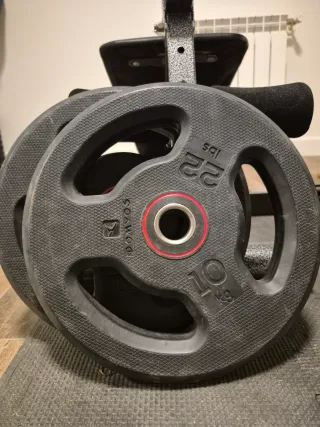 Discos de peso 10kg Decathlon