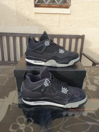 Jordan 4 Retro Black Canvas