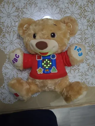 Oso de peluche musical con luces