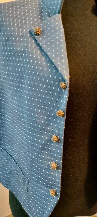 Chaleco Fallero Caballero Azul