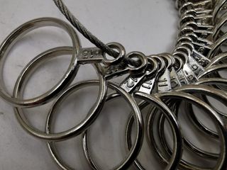 Medidor de Anillos Metálico Ring Sizer Stick