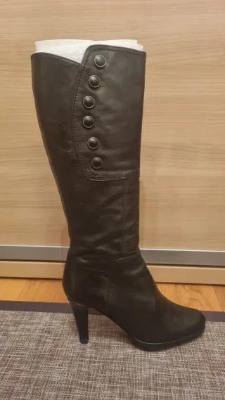 Botas de piel negras talla 38