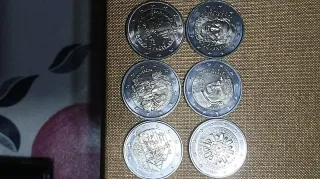 6 Monedas 2€ Eslovaquia