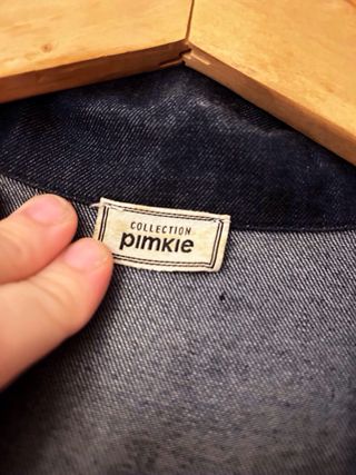 Vestido vaquero azul manga corta