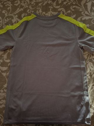 T-shirt Nike Desporto Cinza e Verde