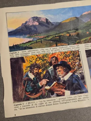 Album illustrazioni I Promessi Sposi anno 1967