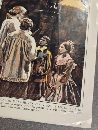 Album illustrazioni I Promessi Sposi anno 1967