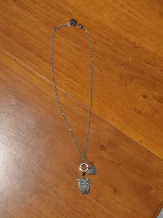 Collana gufo con cuore Sagapò