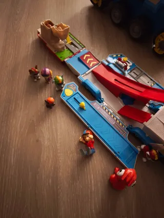 Set Patrulla Canina Camión y Coche