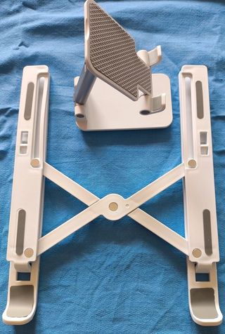 2 piezas. Soporte de portátil + soporte de móvil