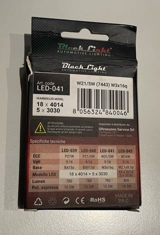 Lámparas,bombillas LED luz diurna/DRL,T20 W21/5W