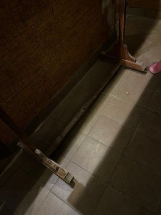 Pizarra Vintage con Ruedas