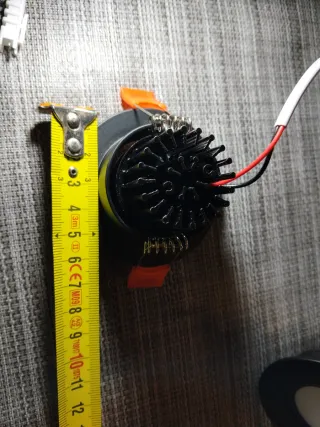 Lote 5 Focos LED Empotrables luz blanca enfocables