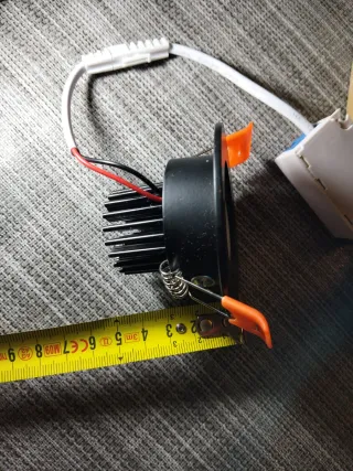 Lote 5 Focos LED Empotrables luz blanca enfocables