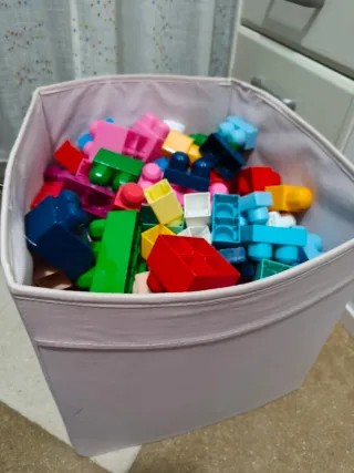 Carro de construcción infantil + bloques