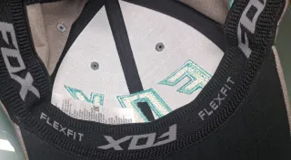 Gorra Fox Gris y Turquesa