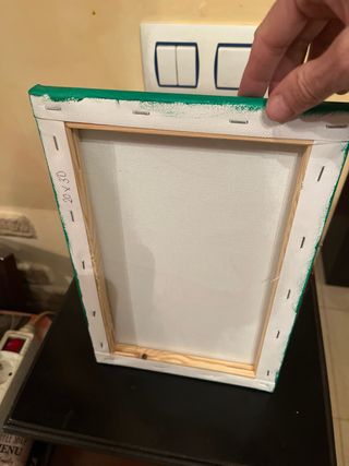 Cuadro mujer pintado a mano