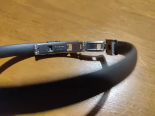Bracciale Uomo Nero e Argento