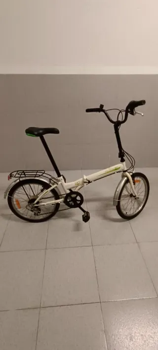Bicicleta Plegable Blanca