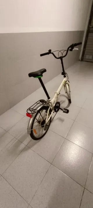 Bicicleta Plegable Blanca