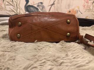 Bolso Biba Y Slang Marrón Piel usado un año