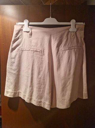 Pantaloncini Piazza Italia Beige Lino Tg XL