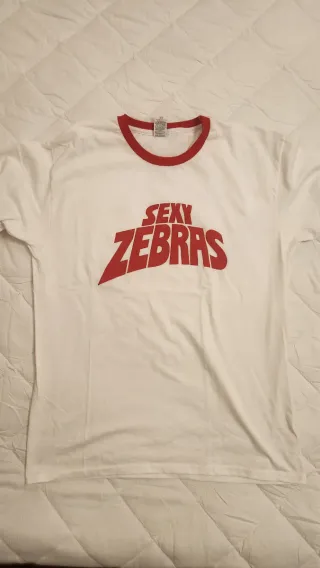 Camiseta Sexy Zebras Blanca