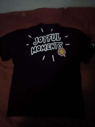 Camiseta Zara Negra Talla M