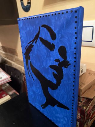 Cuadro mujer pintado a mano