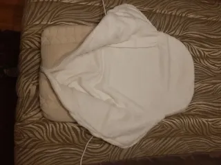 Saco para cochecito de bebé tejido color beige