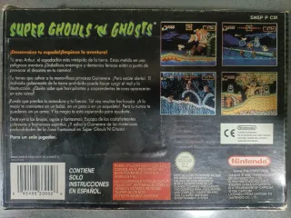 Super Ghouls 'n Ghosts SNES Versión PAL