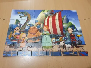 2 Puzzles Vickie el Vikingo 24 piezas Ravensburger